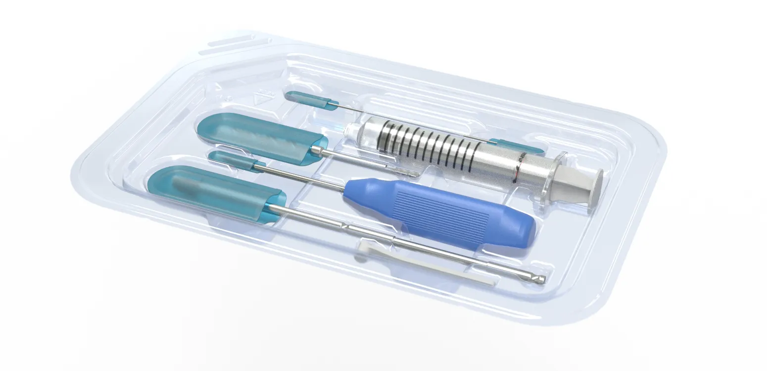 Medical instrument tray using Pretect tip protectors