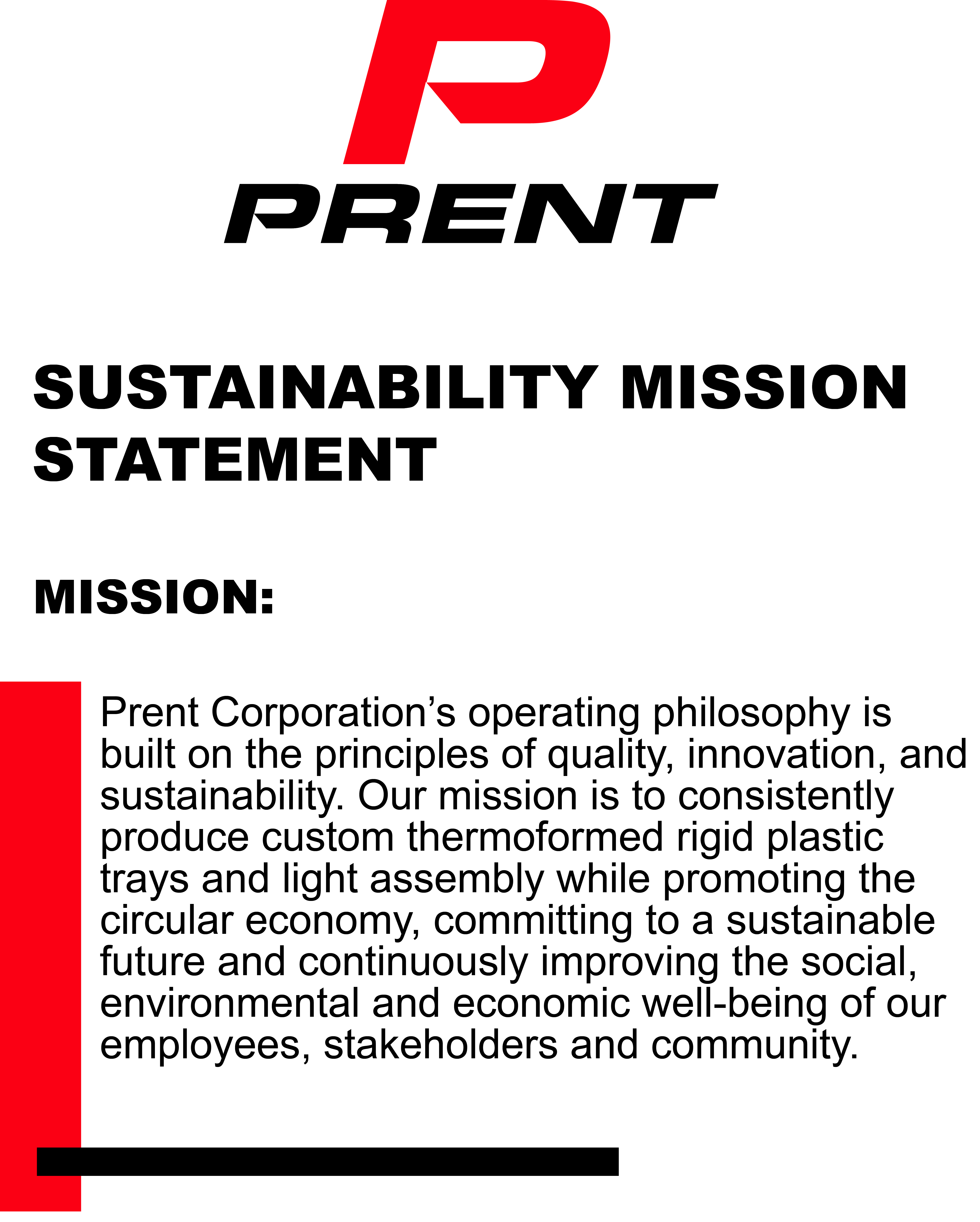 sustainability statement